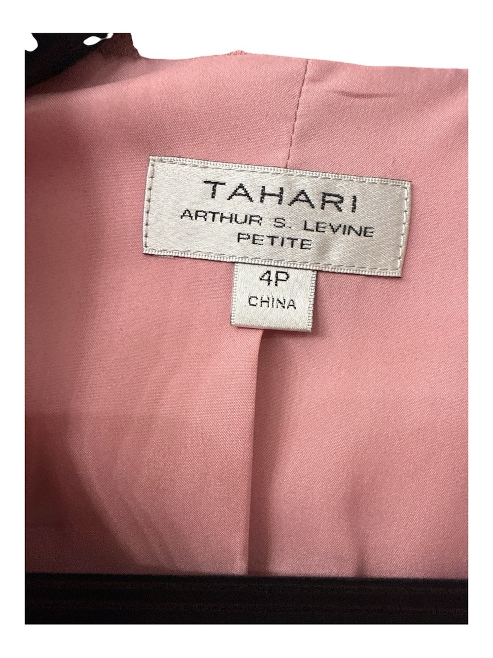 Tahari ASL Dusty Pink Women's Notch Lapel Blazer - Picture 3 of 4